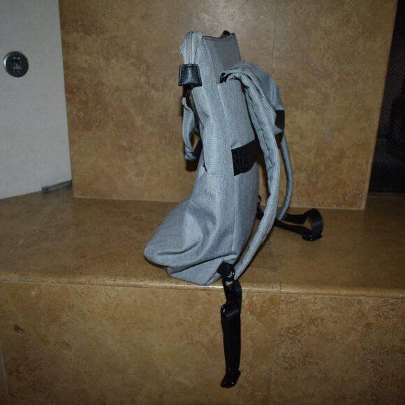 Bugatti Henry REBORN Backpack 3 In 1 Bag purse Tote Unisex Mens Womens Gray Grey - Picture 4 of 16
